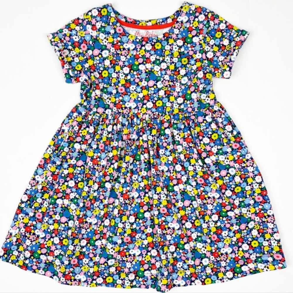 Mini Boden Ditsy Floral Jersey Dress